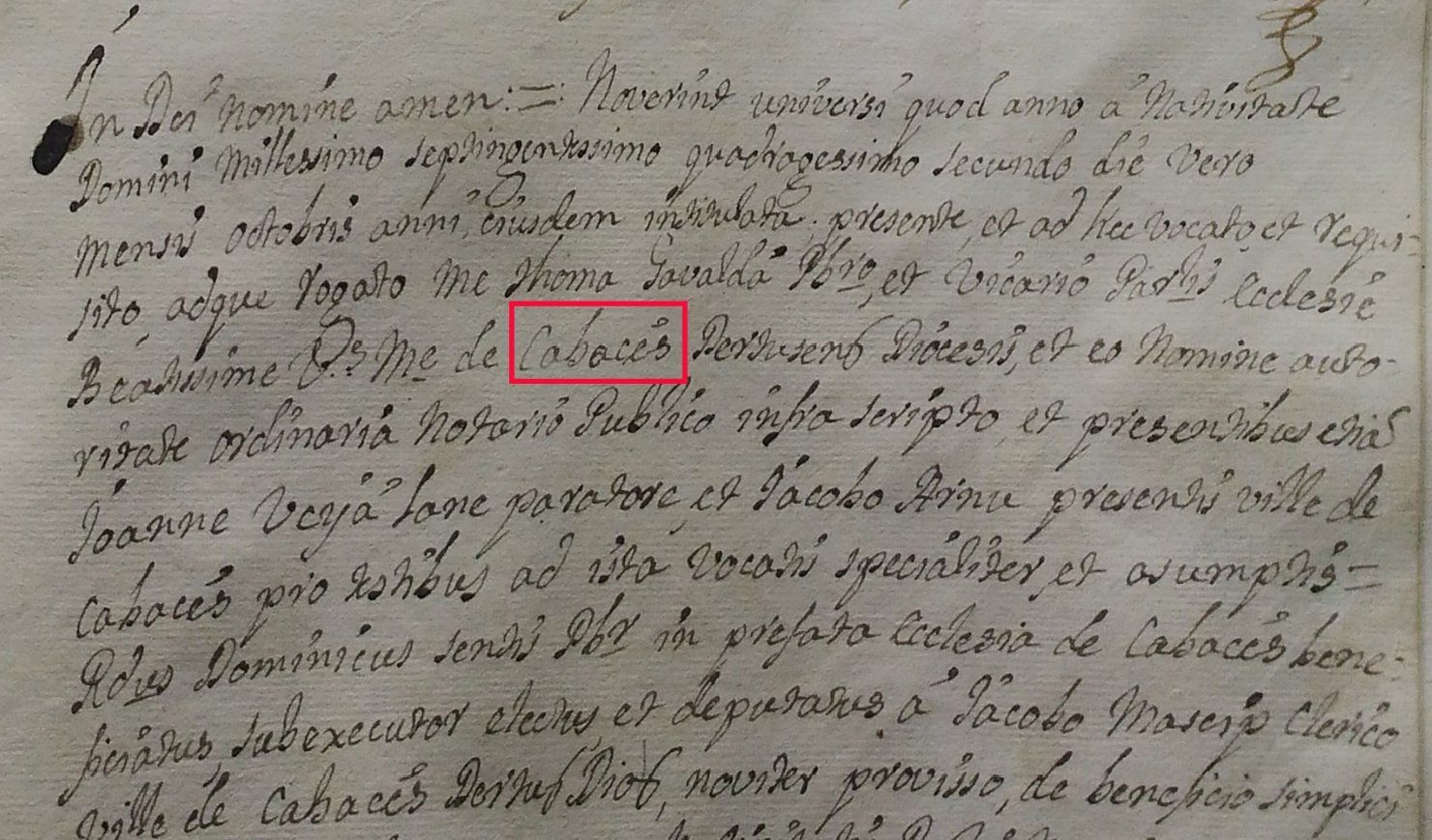 Les conseqüències de la derrota de 1714 al nom de Cabassers