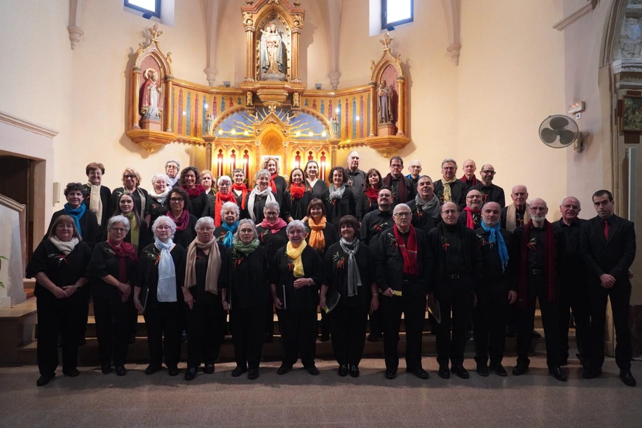 L’església acull el concert de la Coral Cantacors