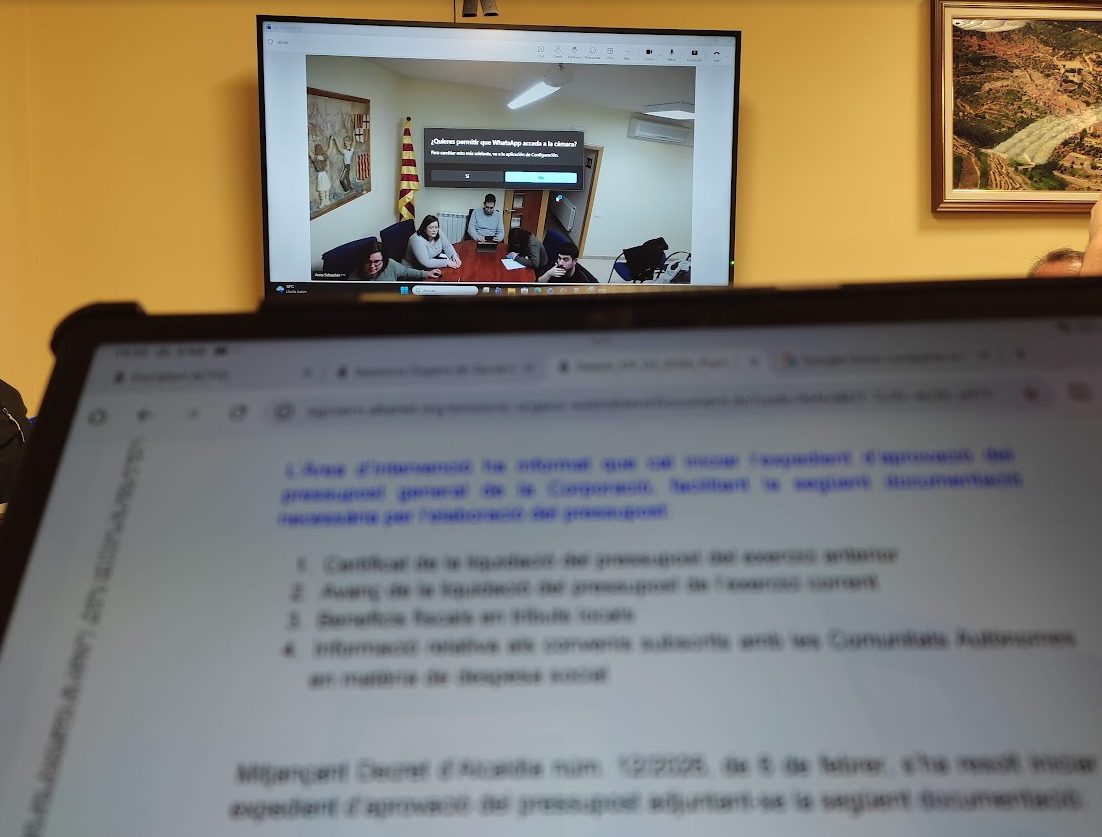 L’Ajuntament de Cabassers aprova inicialment els pressupostos per al 2026 amb el vot en contra de l’oposició