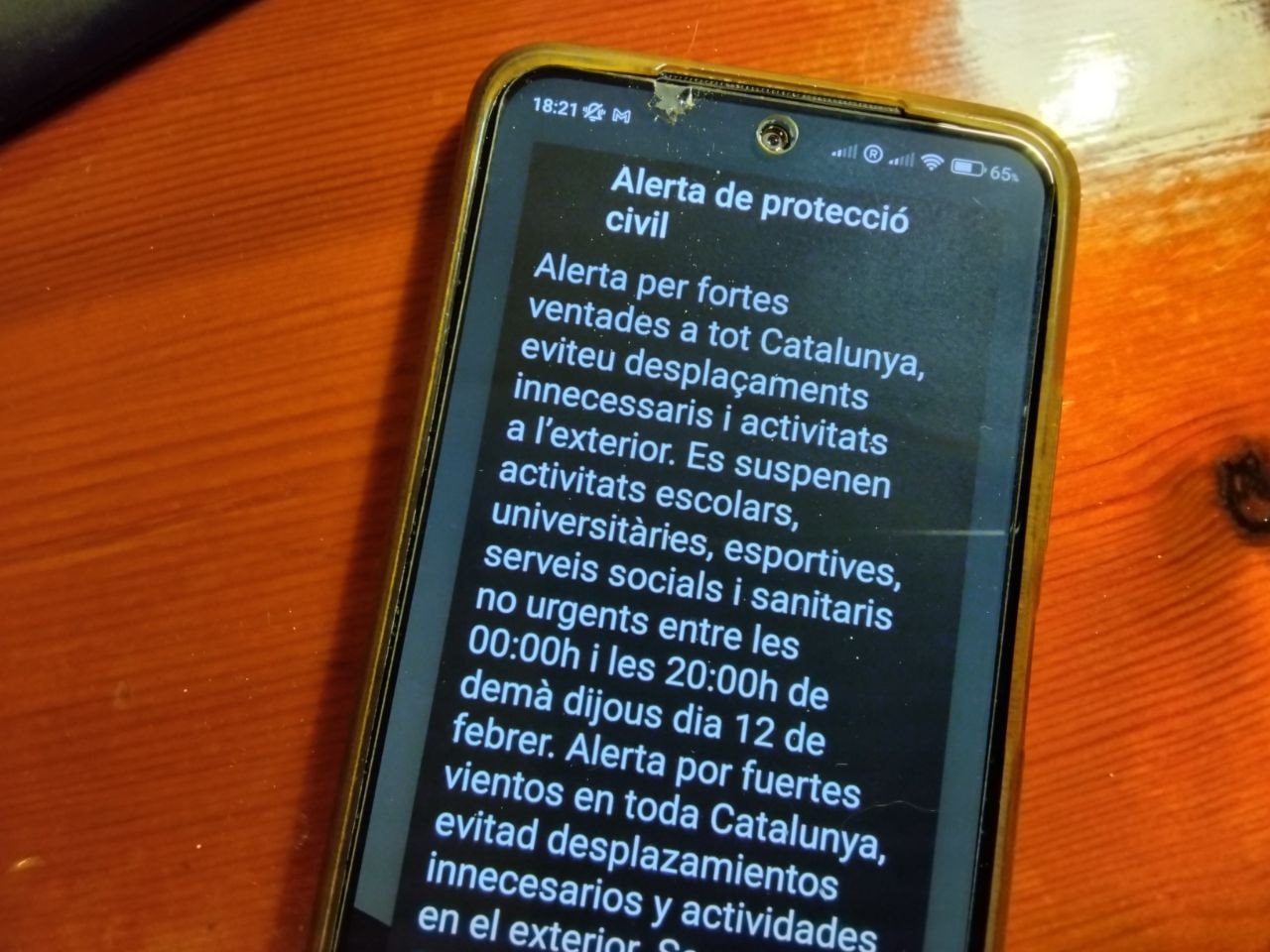 Catalunya s’atura demà pel risc de fortes ventades i l’activitat quedarà reduïda al mínim