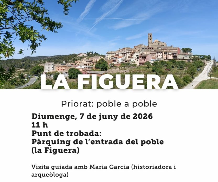 Òmnium Priorat convida a descobrir la Figuera amb una visita guiada i un vermut popular