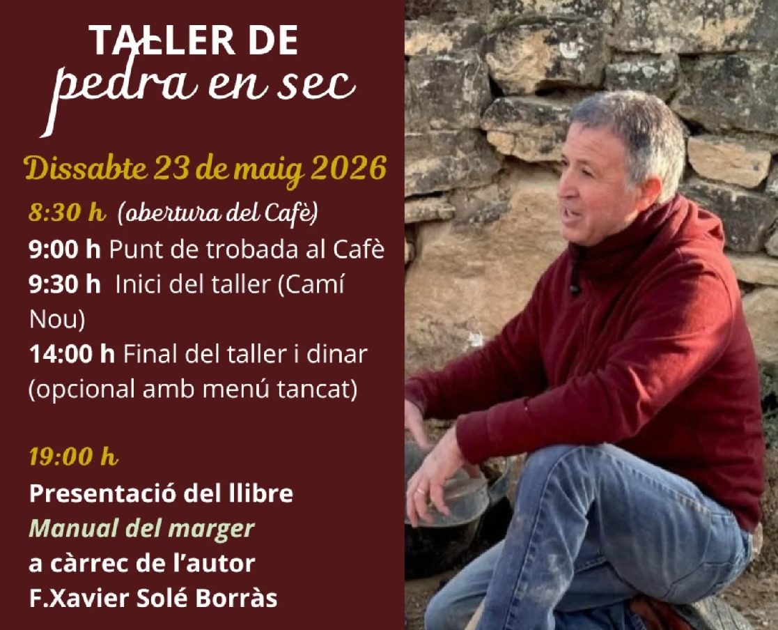 Cabassers acollirà una jornada dedicada a l’art de la pedra en sec el proper 23 de maig
