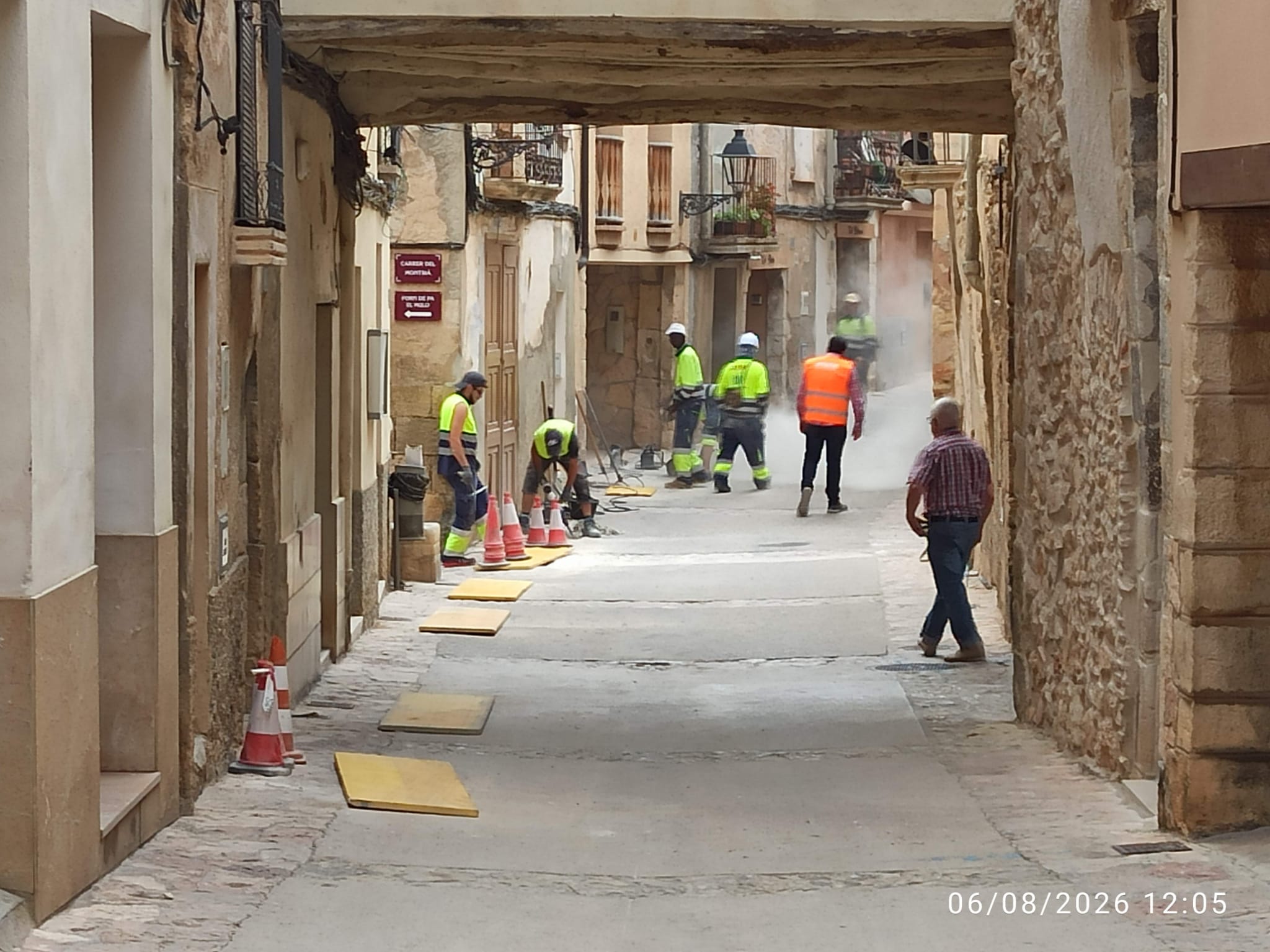 Comencen els treballs per connectar la xarxa de fibra òptica local a la fibra de la Generalitat