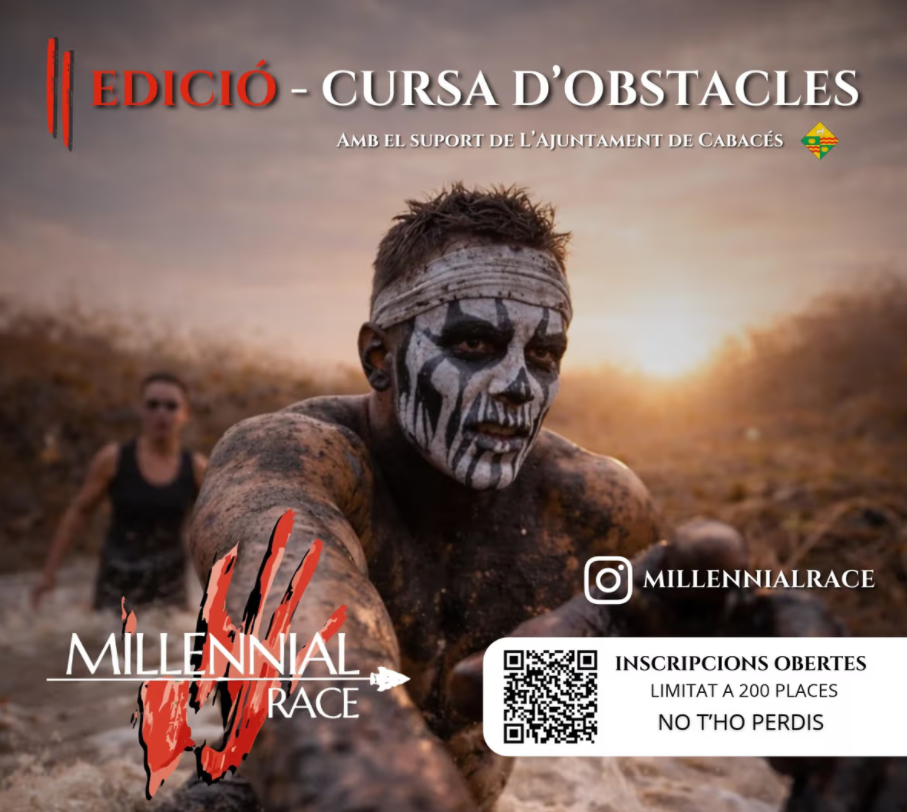 Cabassers acollirà la segona edició de la Millennial Race el proper 7 de novembre